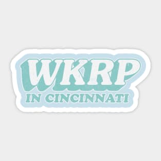 WKRP in Cincinnati - vintage logo Sticker